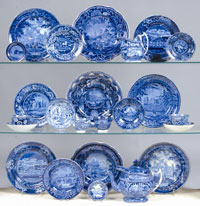 Blue and White