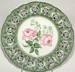Unknown Maker, Floral Pattern Plate, ca. 1835