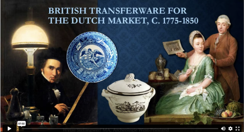 British transferware for the Dutch Market, c. 1775-1850
