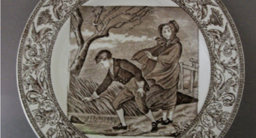 transferware March patterns