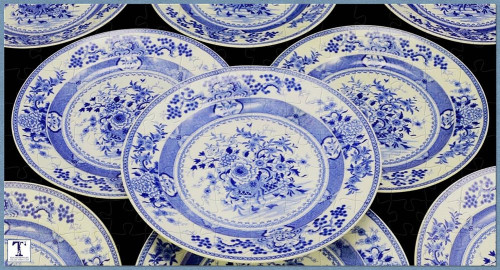 Minton “Basket of Flowers” Puzzle