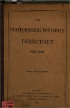 Staffordshire Potteries' Directory For 1868.